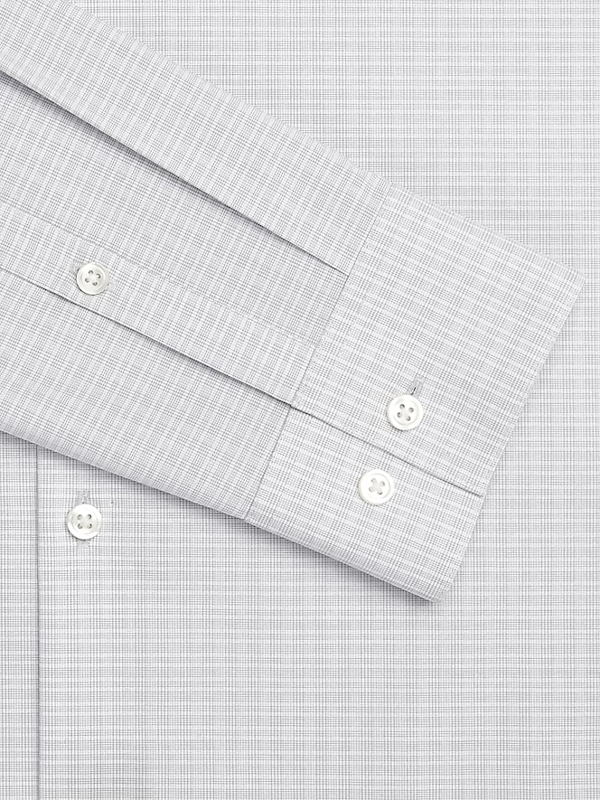 Calvin Klein Infinite Non-Iron Slim Fit Tonal Plaid Stretch Collar ...