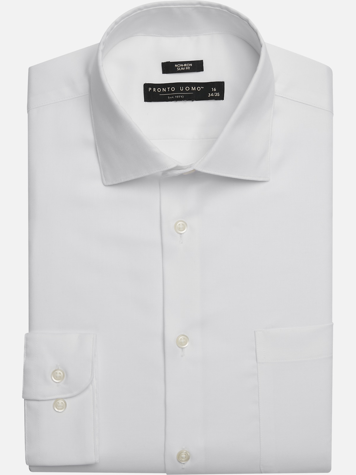 Pronto Uomo Slim Fit Spread Collar Dress Shirt | Clearance Dress Shirts ...
