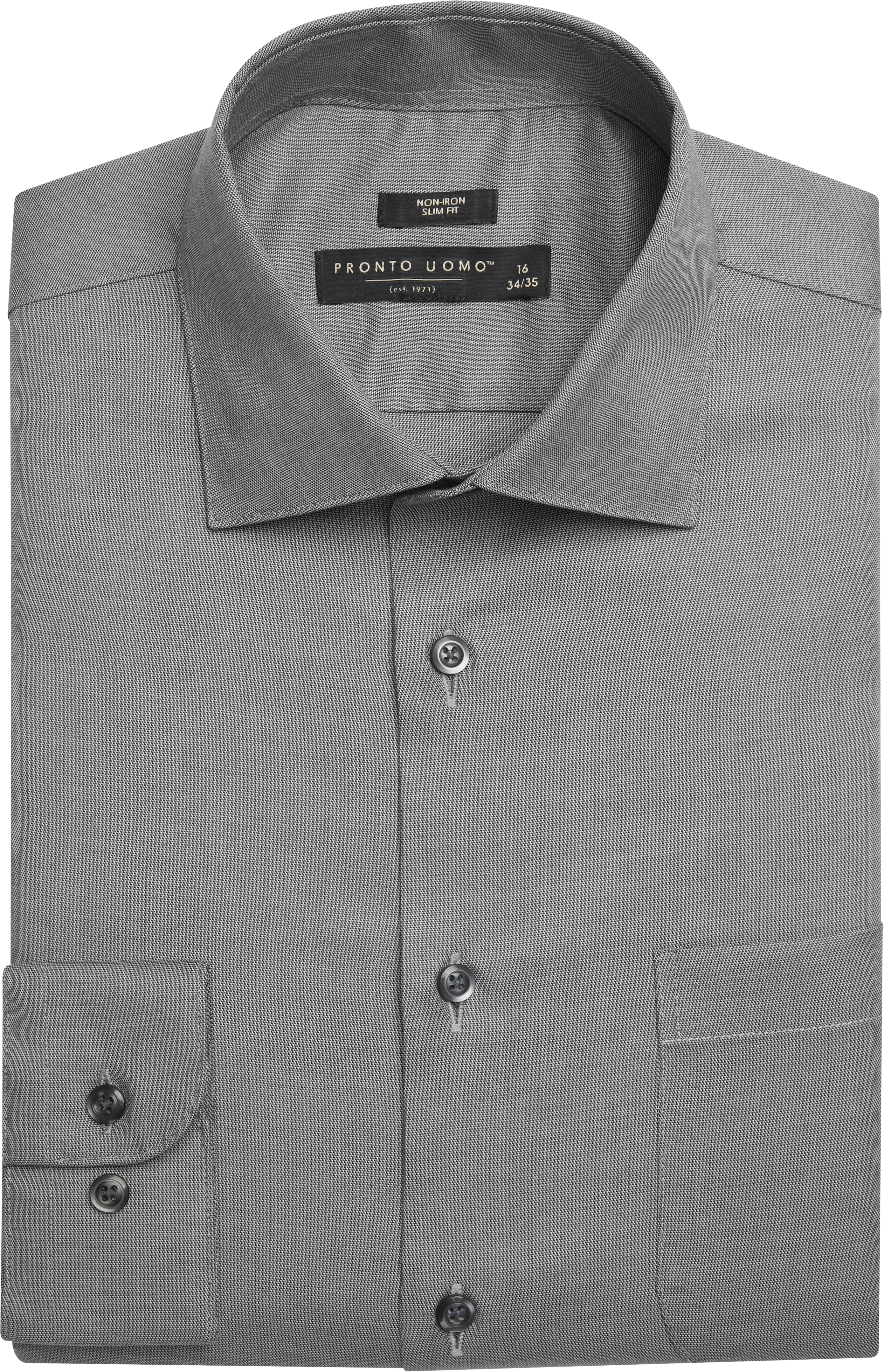 18.5 slim fit dress shirt Navy Blue Checkered Dress Shirt | The Ming Slim Fit main image 1