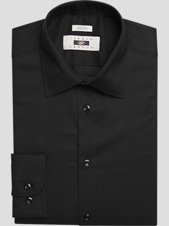 Athletic Fit Solid Poplin Dress Shirt