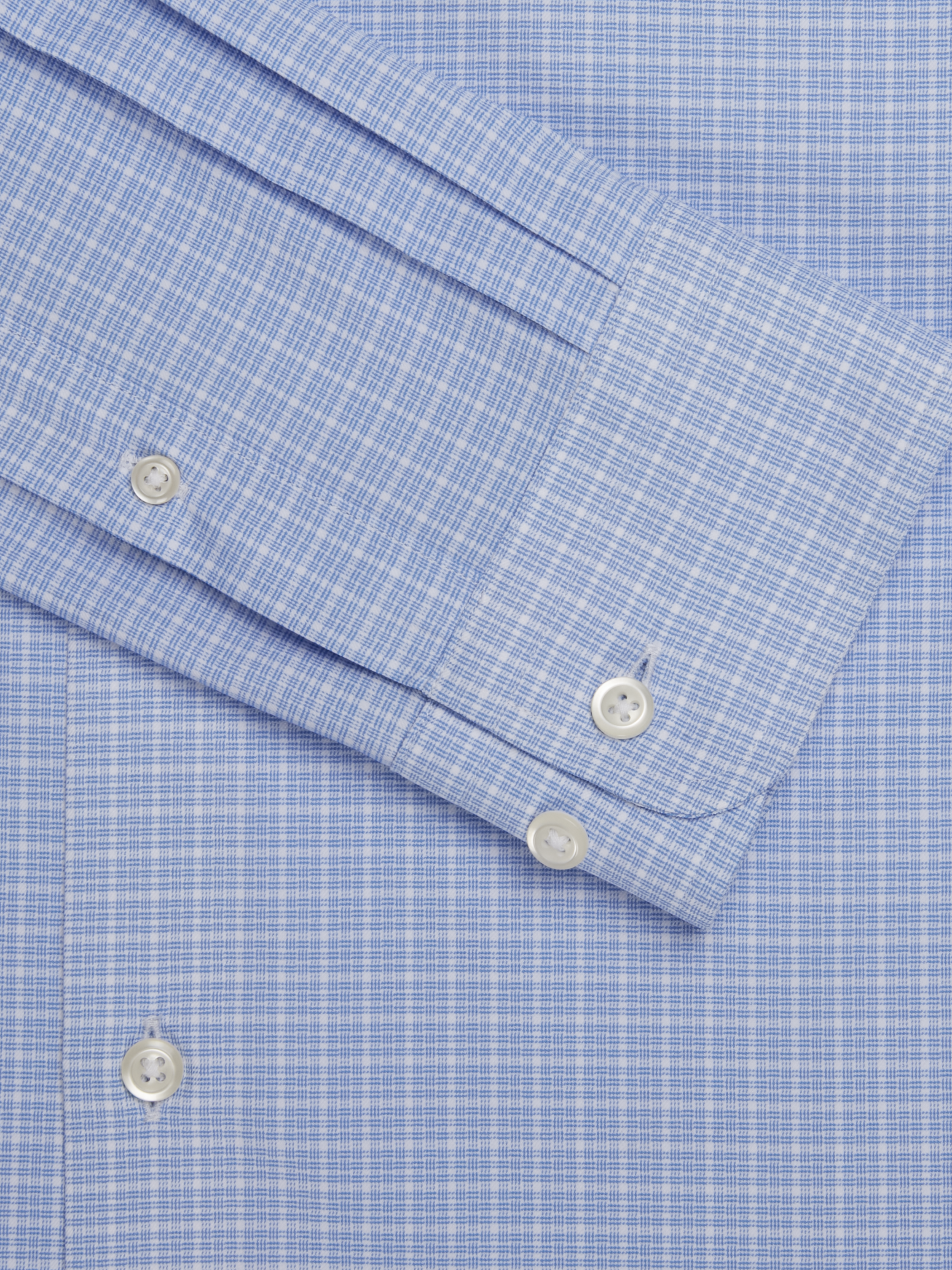 Modern Fit Performance 4-Way Stretch Plaid Dress Shirt