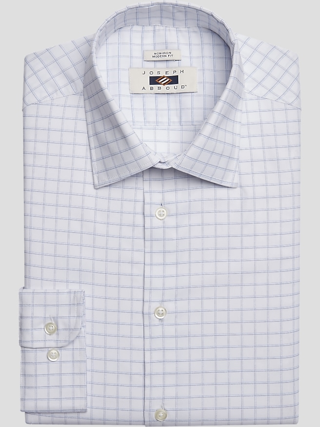Big & Tall Men's Modern Fit Wrinkle-Resistant Spread Collar Dress Shirt