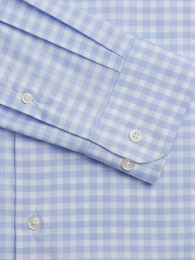 Joseph Abboud Modern Fit Performance 4-Way Stretch Gingham Dress Shirt