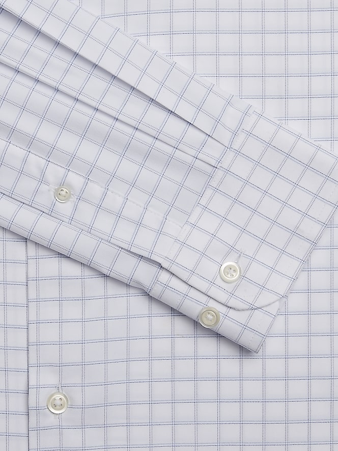 Joseph Abboud Modern Fit Wrinkle-Resistant Spread Collar Dress Shirt