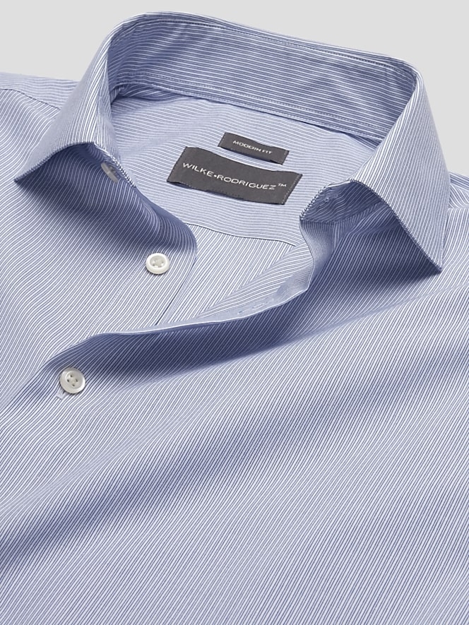 Wilke-Rodriguez Modern Fit Thin Stripe Dress Shirt | Dress