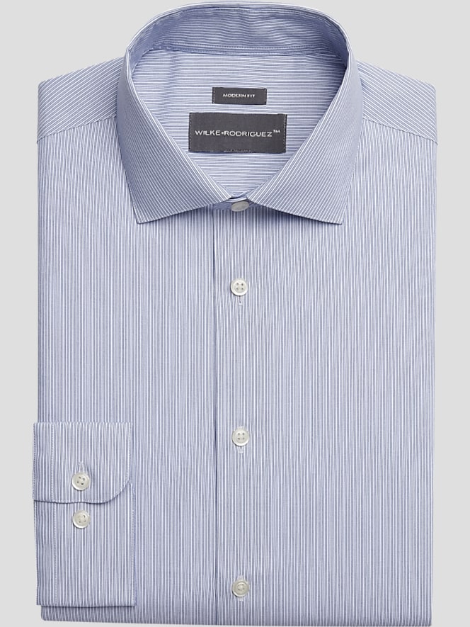 Wilke-Rodriguez Modern Fit Thin Stripe Dress Shirt | Dress
