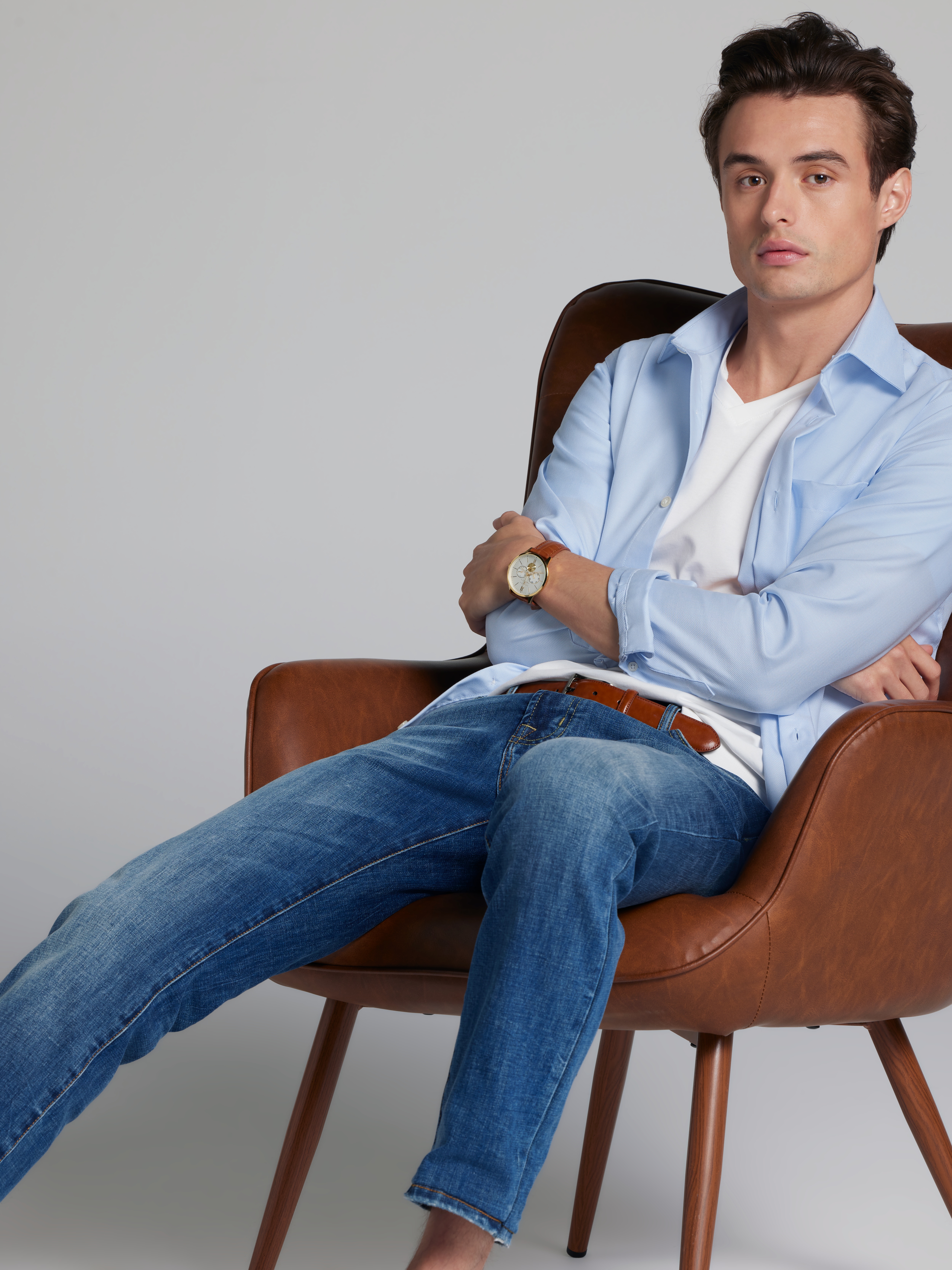 Slim Fit Queens Oxford Dress Shirt