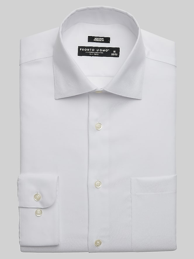 Pronto Uomo Modern Fit Queens Oxford Dress Shirt