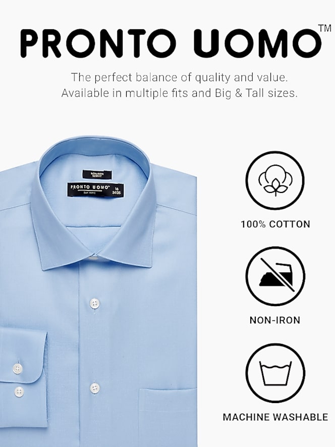 Pronto Uomo Modern Fit Queens Oxford Dress Shirt
