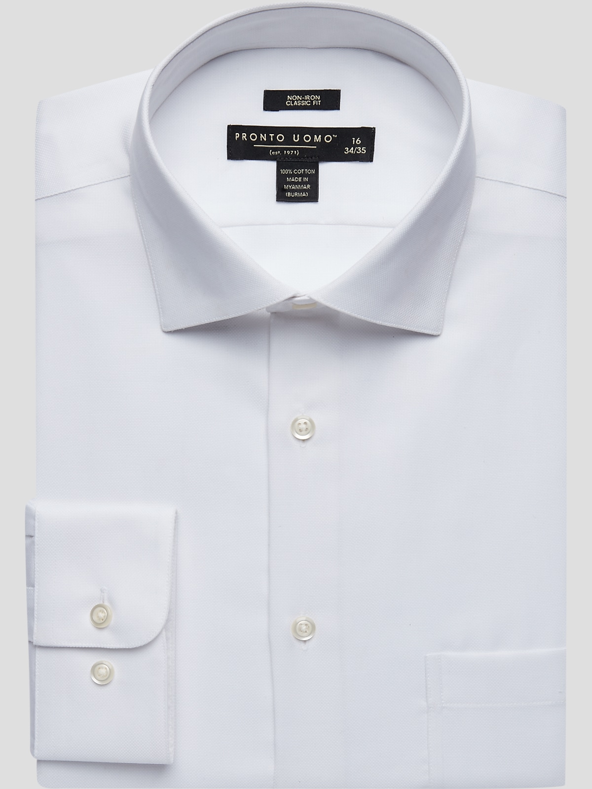 Pronto Uomo Queens Oxford Classic Fit Dress Shirt Clearance