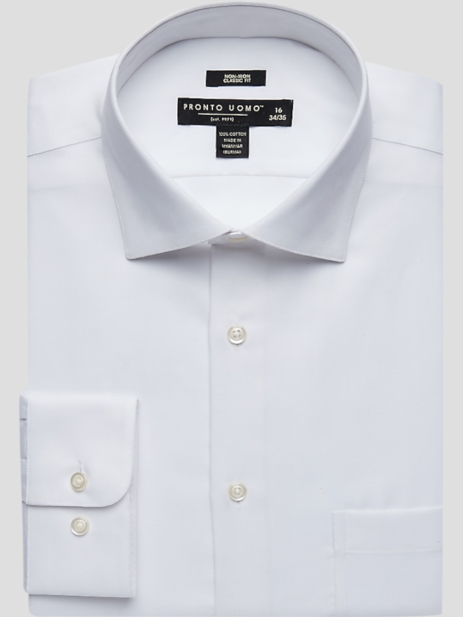 Big and tall mens white dress shirts outlet