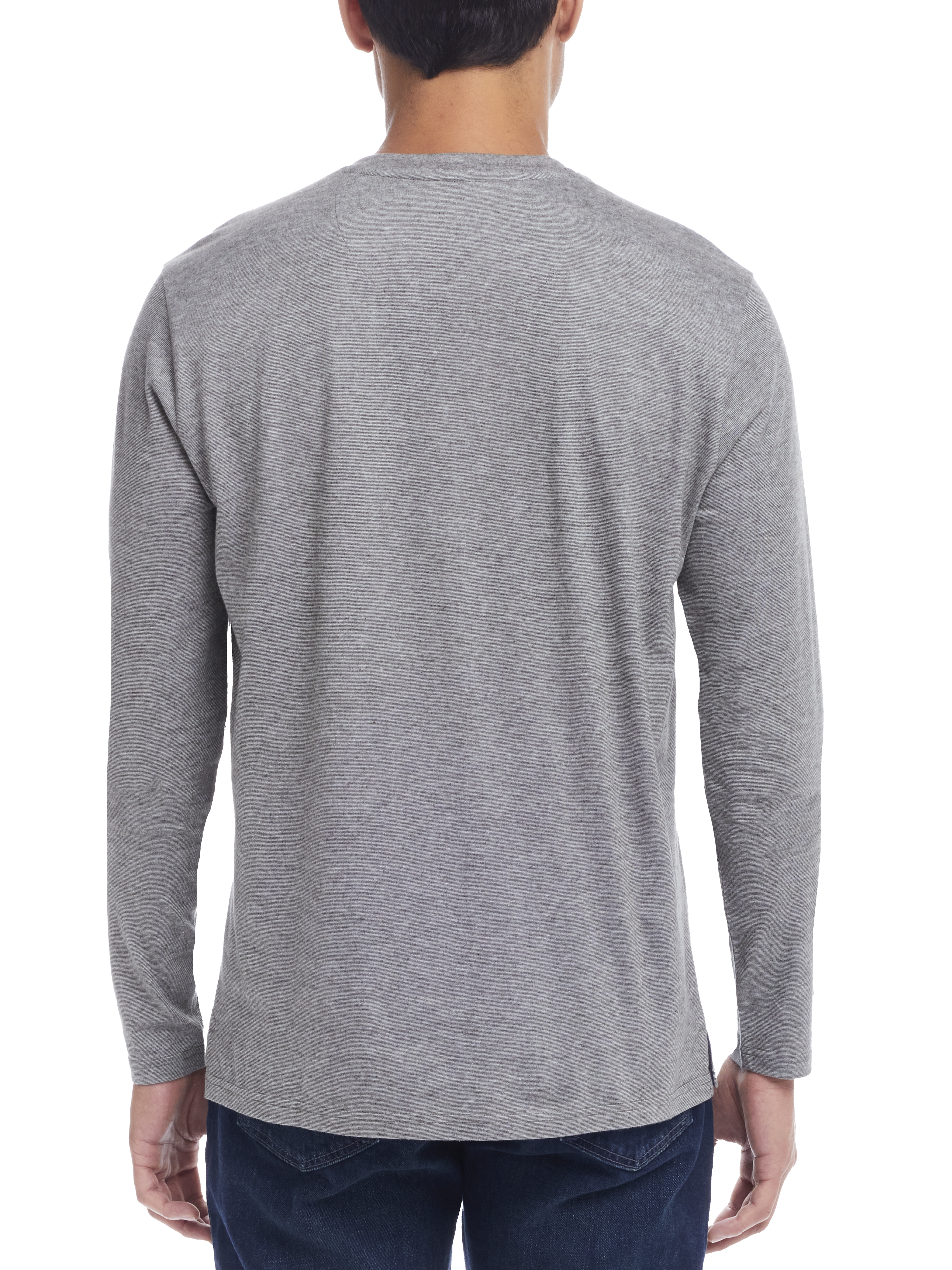 Classic Fit Soft Jersey Button Front Henley