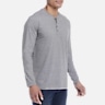 Weatherproof Vintage Classic Fit Soft Jersey Button Front Henley