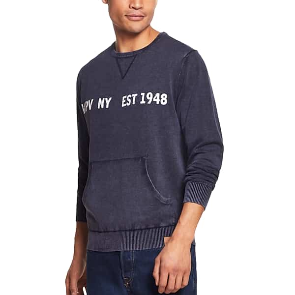 Weatherproof Vintage Men's Classic Fit Graphic Crewneck Pullover Sweatshirt Dark Blue - Size: 3XL TMW600T3XL26
