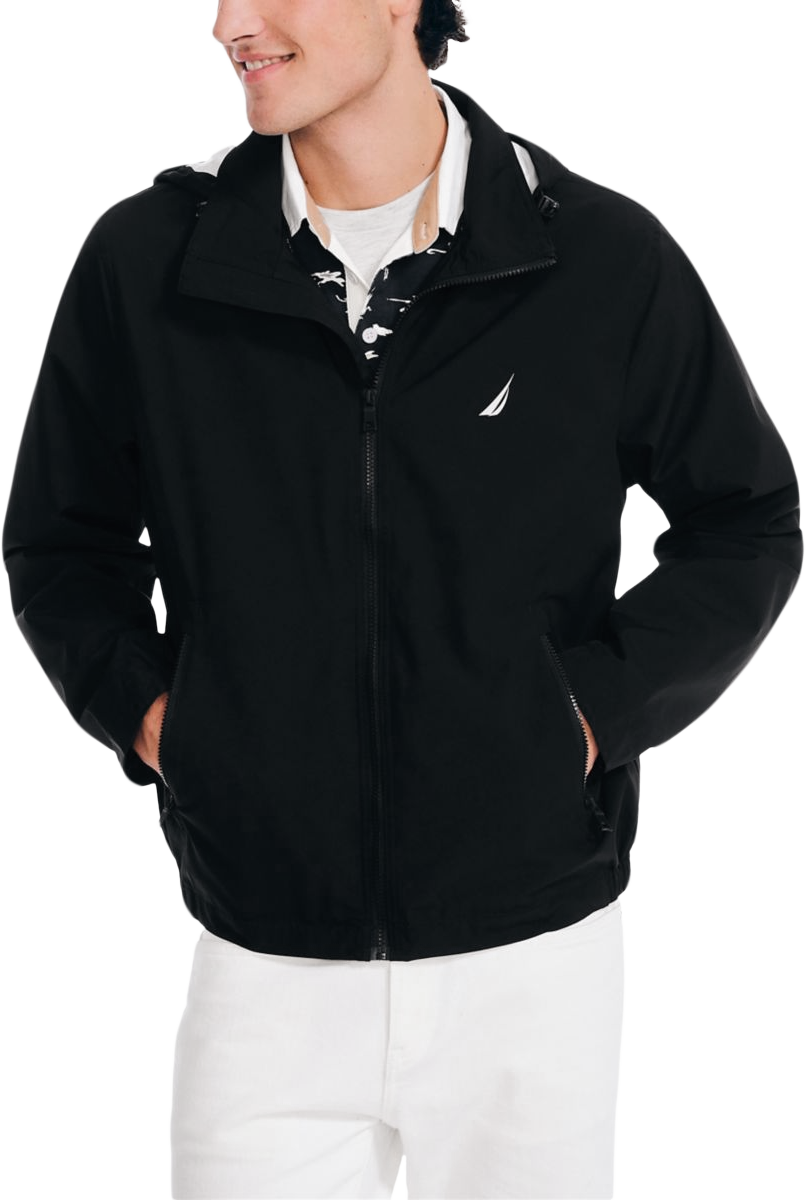 Classic Fit Breathable Hooded Bomber Jacket