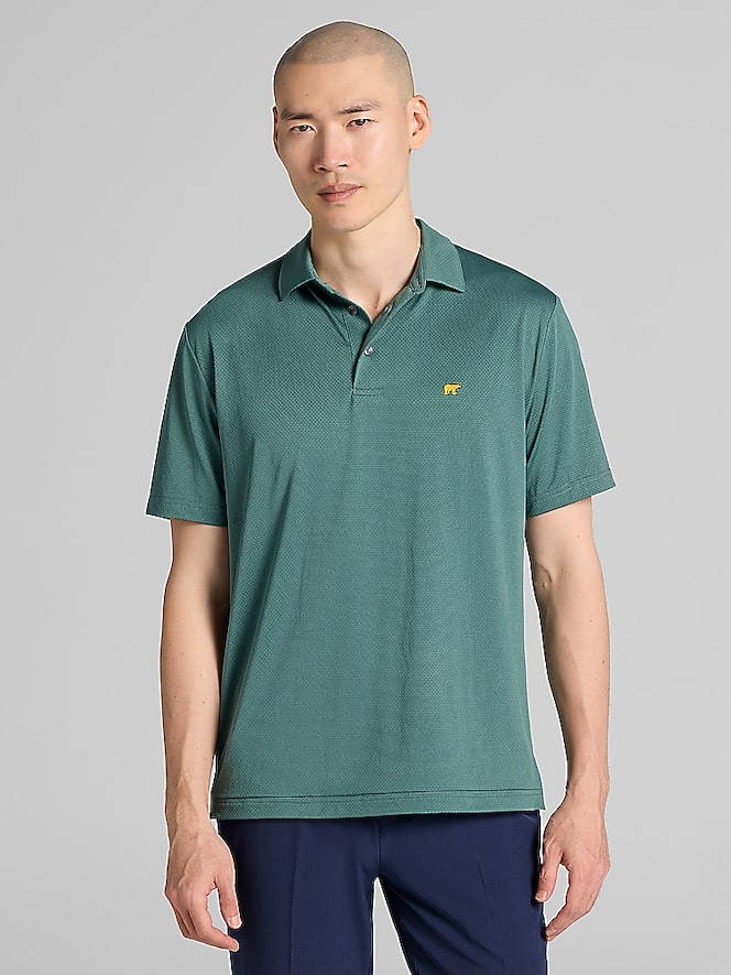 Jack Nicklaus Regular Fit Solid Texture Polo Shirt