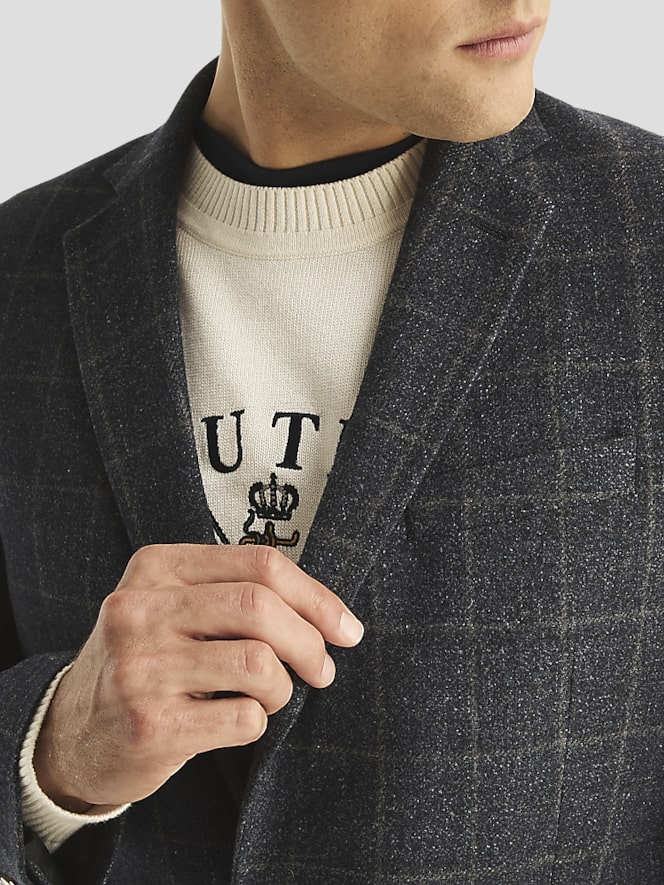 Nautica Classic Fit Flannel Blazer