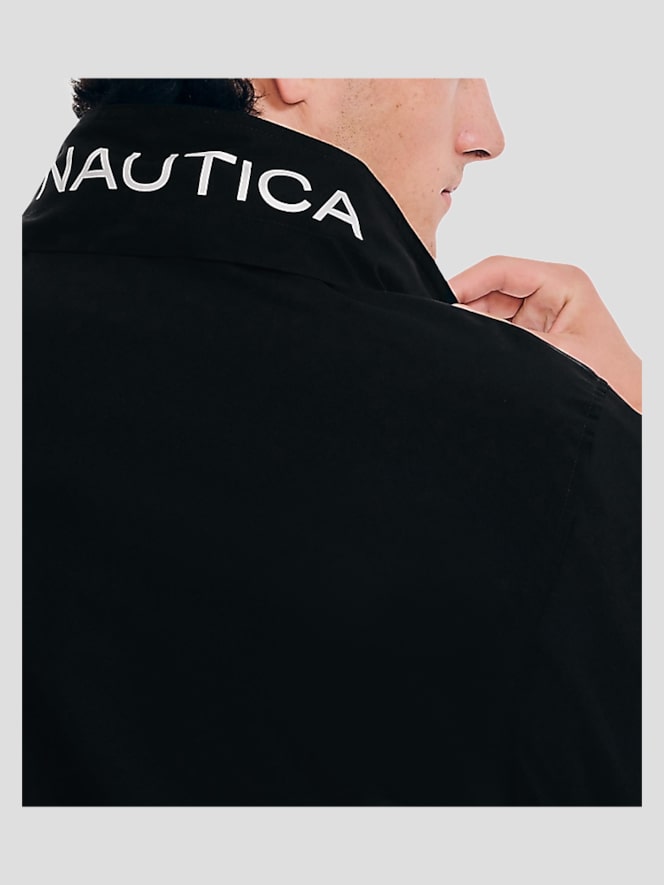 Nautica Classic Fit Breathable Hooded Bomber Jacket