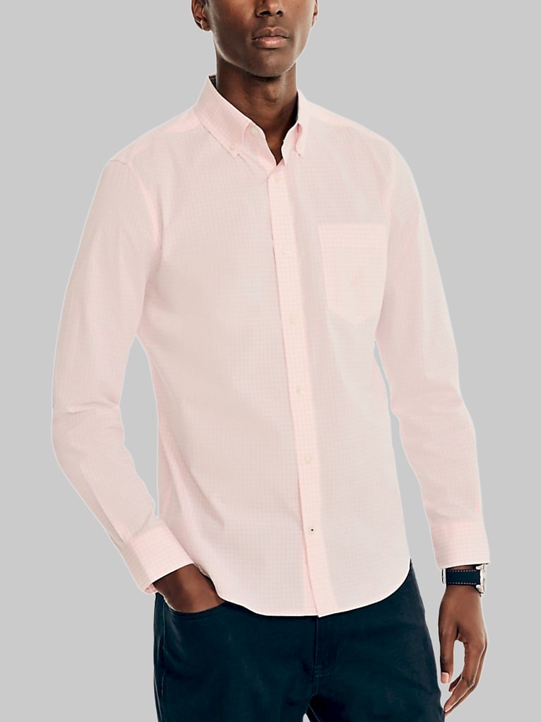 Nautica Classic Fit Wrinkle-Resistant Button Up Shirt