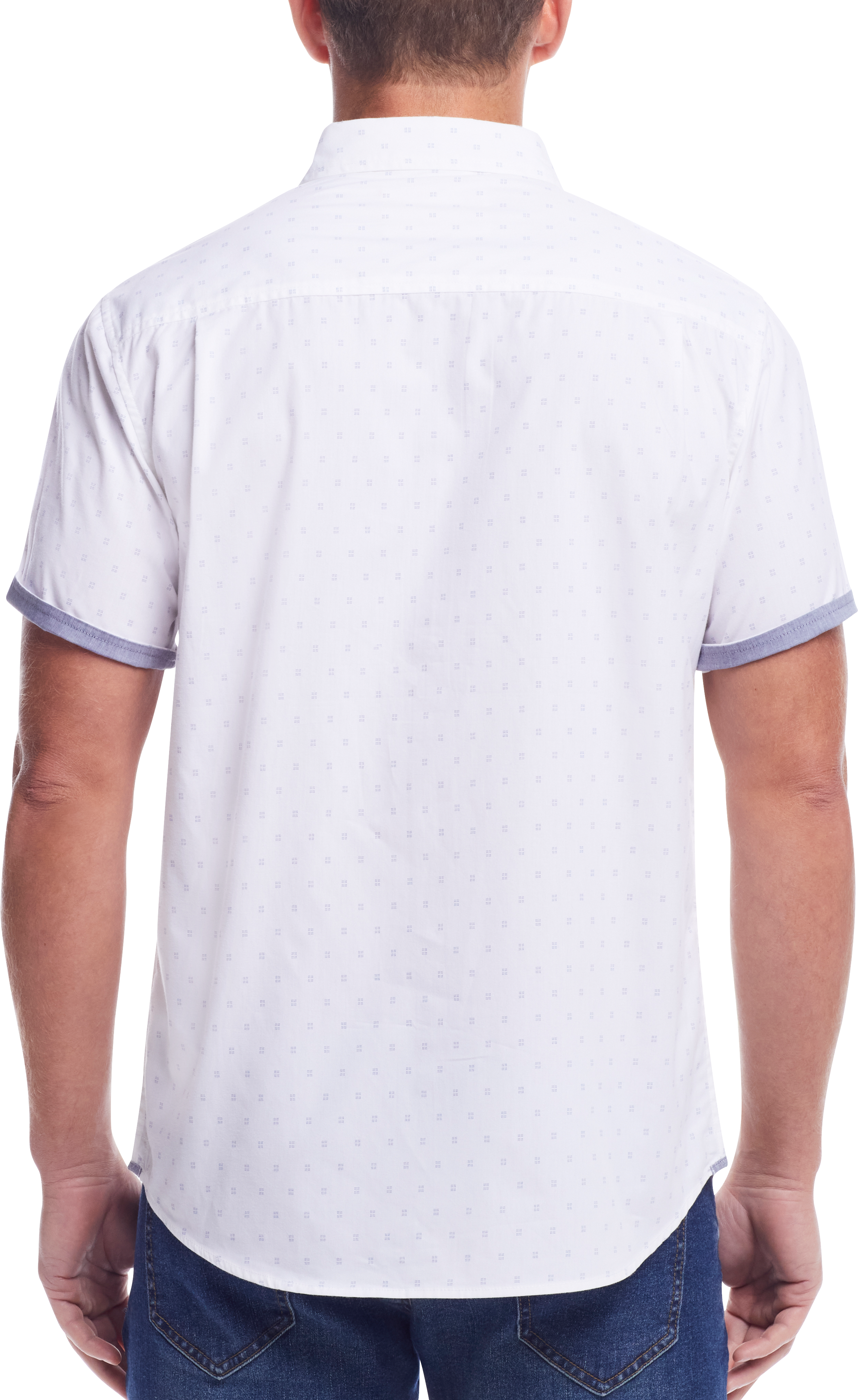 Classic Fit Short Sleeve Poplin Sport Shirt