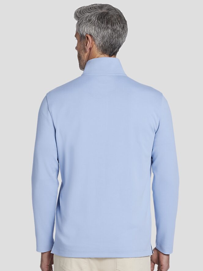 St. Aisle Classic Fit 1/4 Zip Knit Sweater Quarter Zip Men's Wearhouse