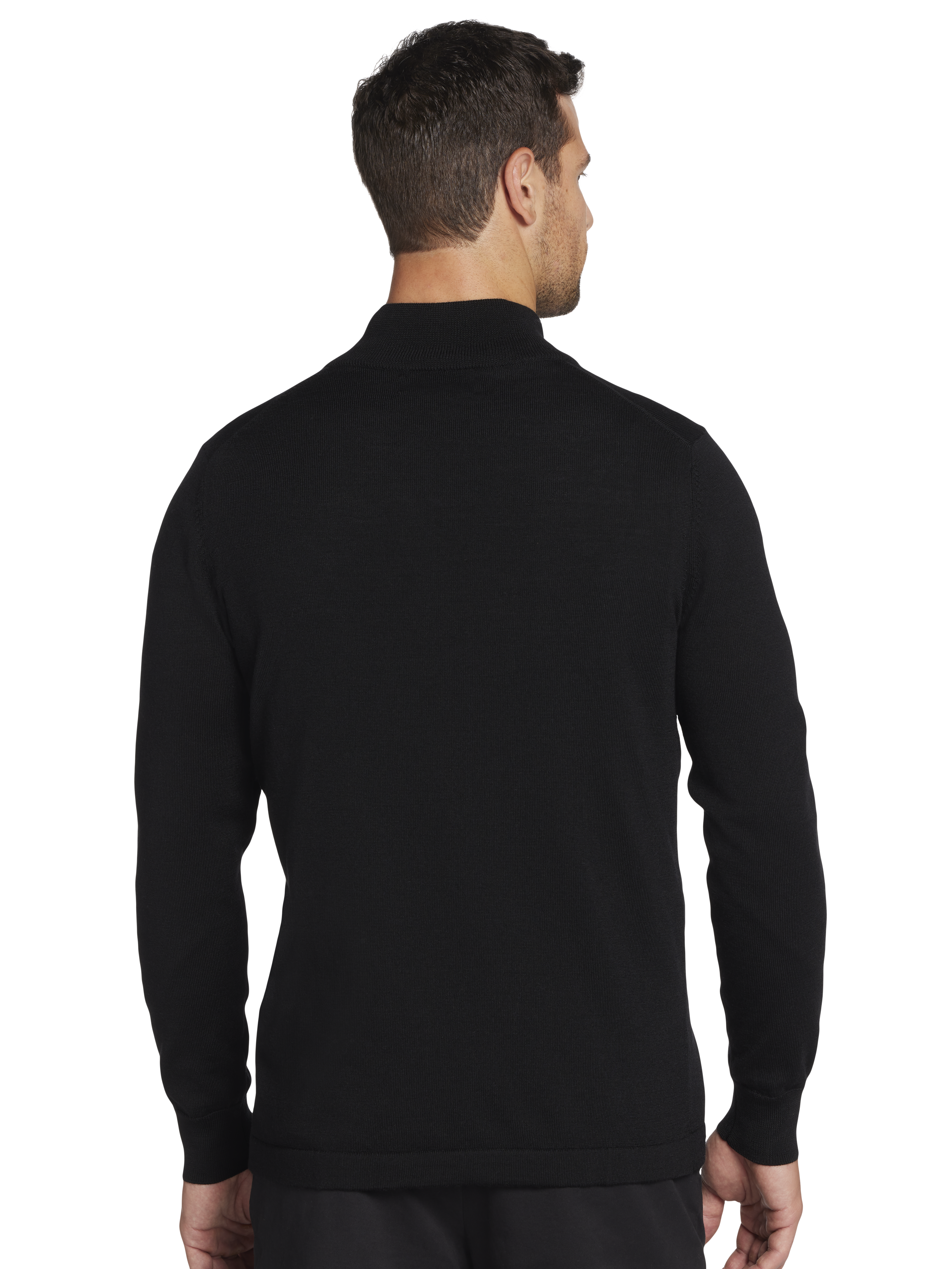 Modern Fit Merino Wool 1/4 Zip Sweater