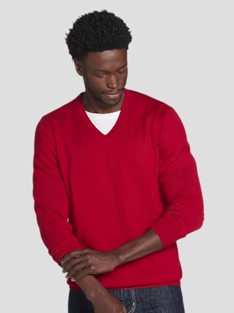 Big and tall red sweater hot sale
