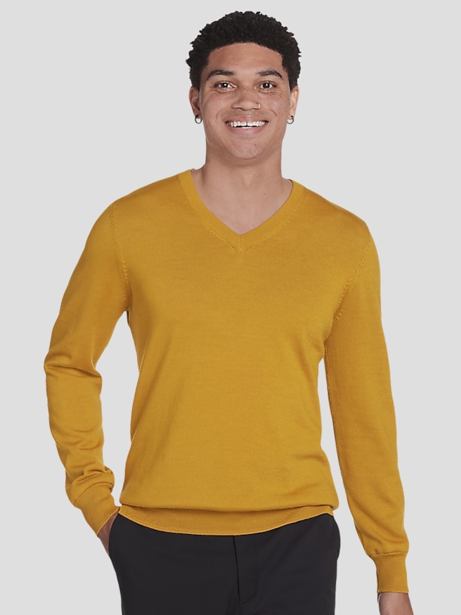 Men's tall v neck sweater deals