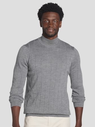 Mock turtleneck men's wearhouse hot sale