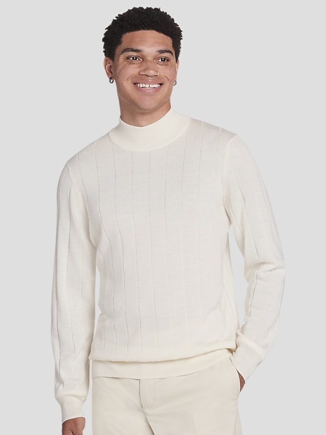 Mock turtleneck men's wearhouse store