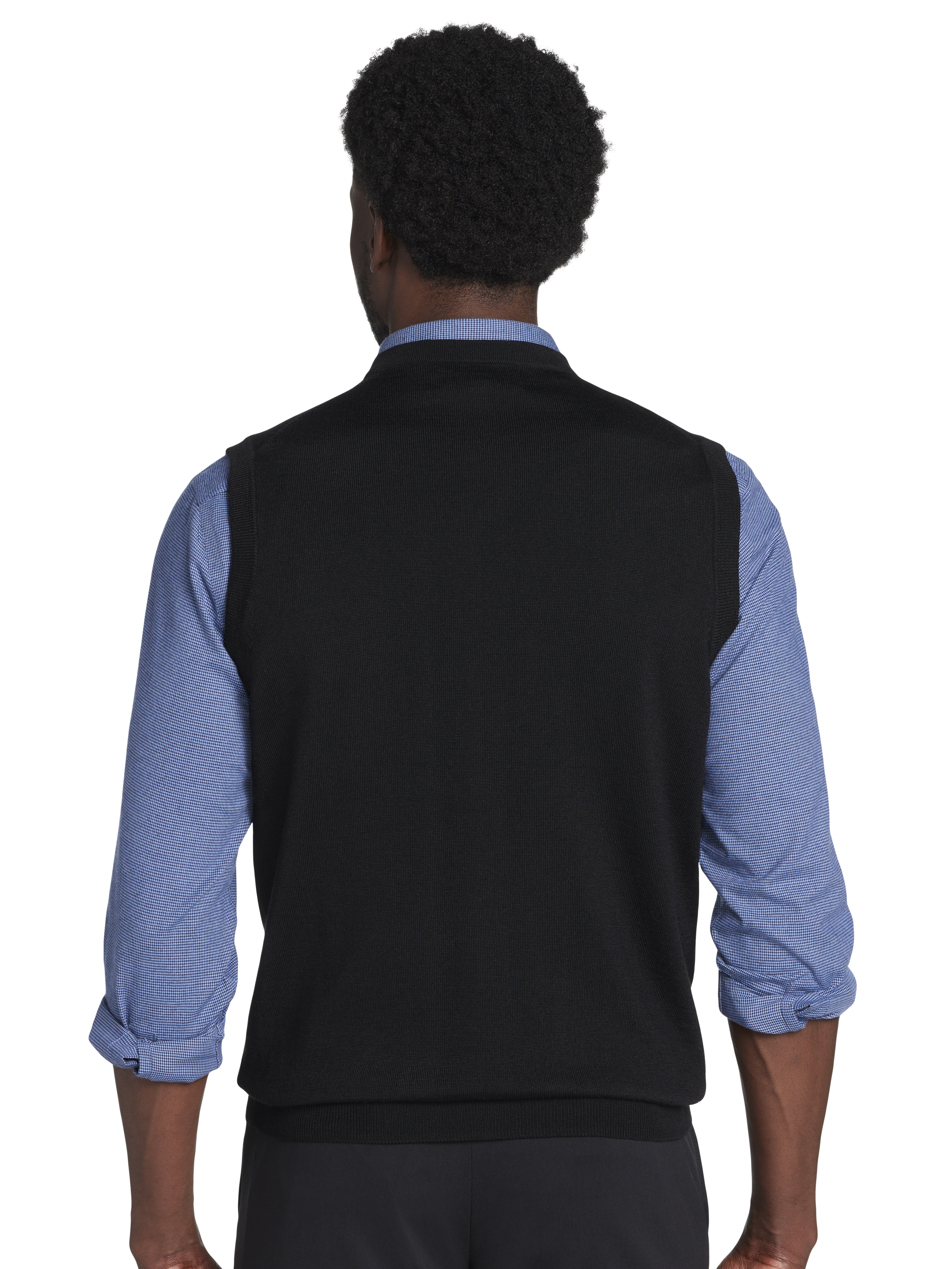 Modern Fit Merino Wool-Blend Vest