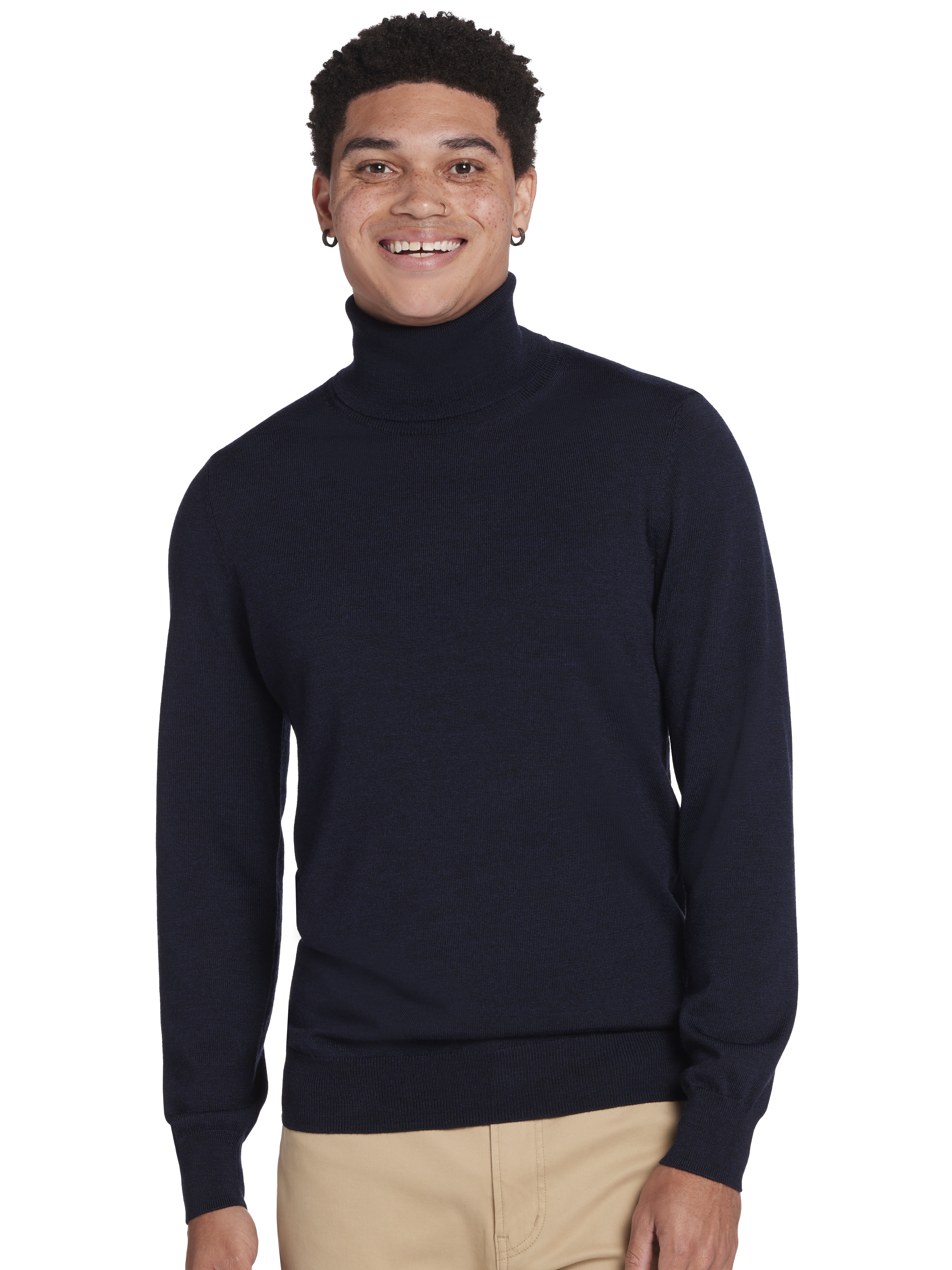 ennoy ELECTRIC LOGO TURTLENECK SWEAT 紺