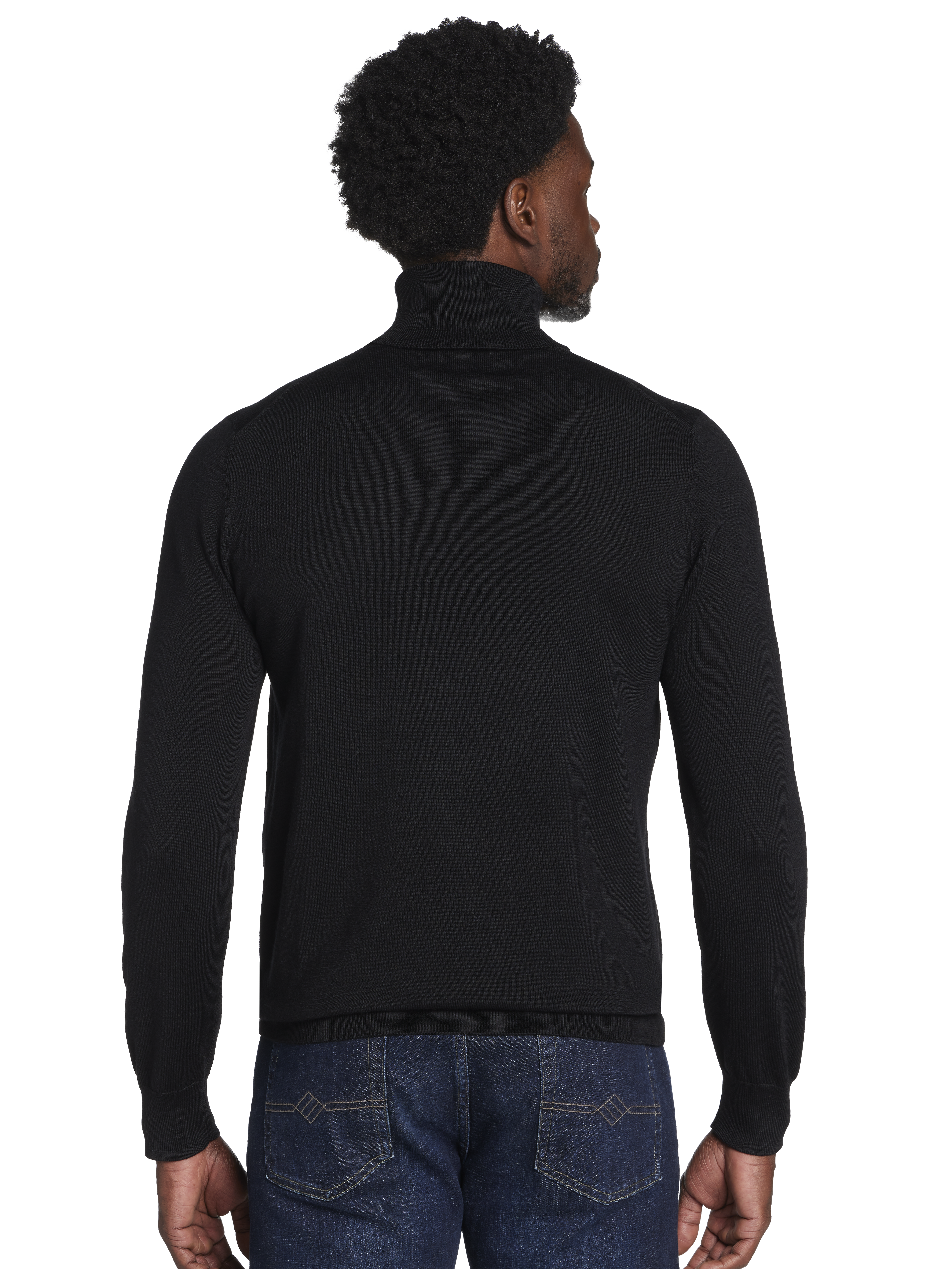 Modern Fit Merino Wool Turtleneck Sweater