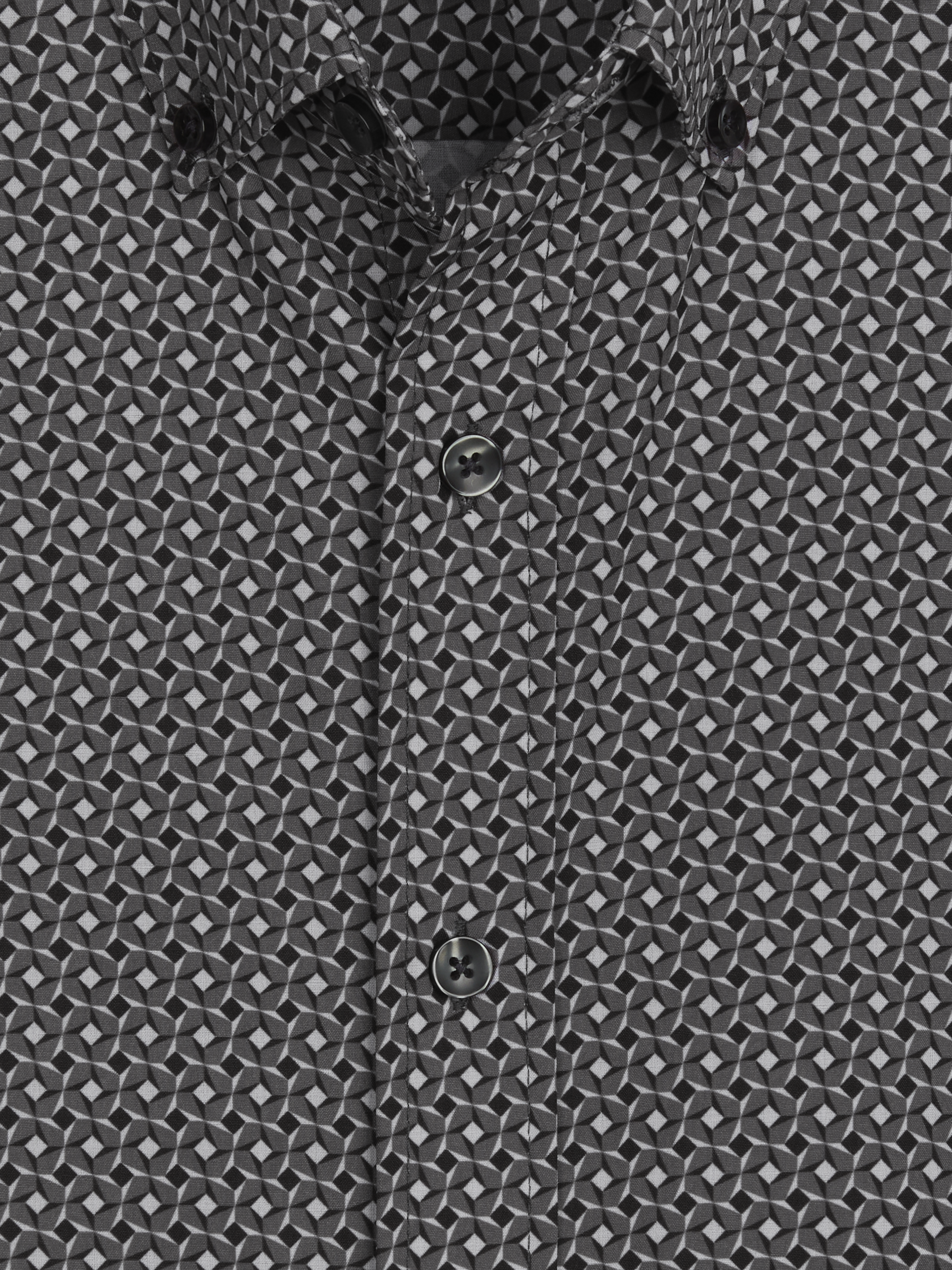 Slim Fit Short Sleeve 4-Way Stretch Button Up Shirt