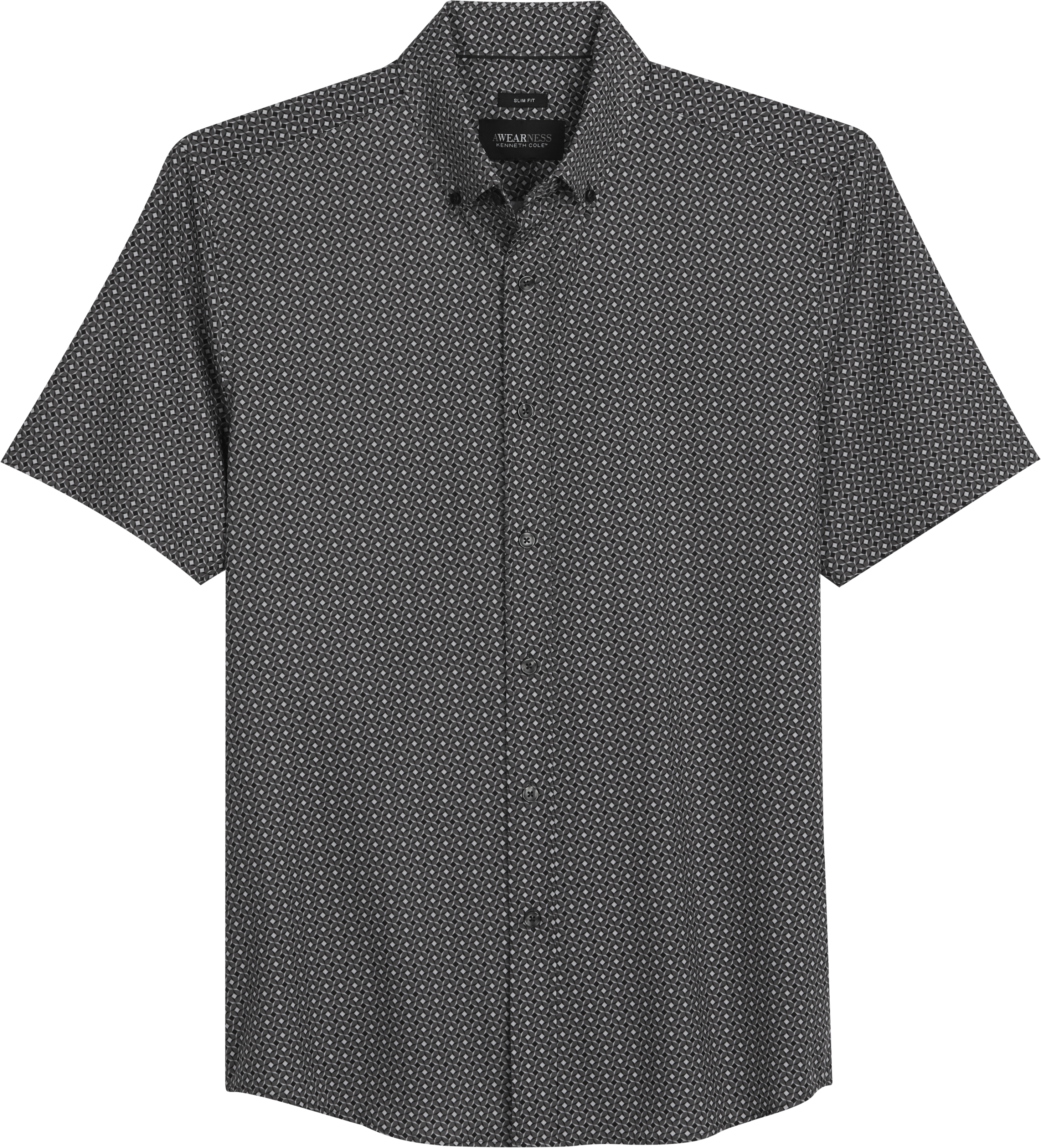 Awearness Kenneth Cole Slim Fit 4-Way Stretch Button Up