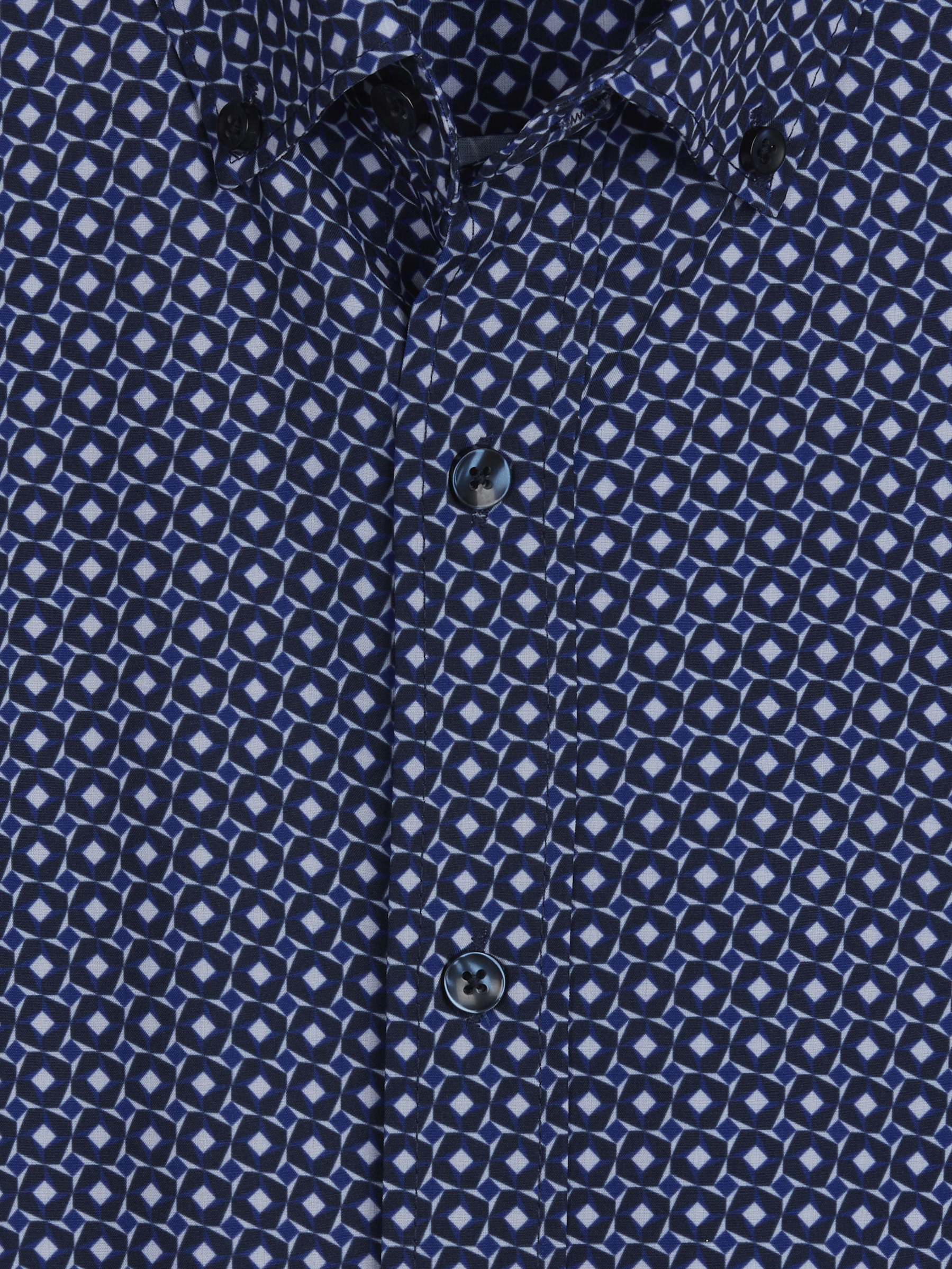 Slim Fit 4-Way Stretch Button Up Shirt