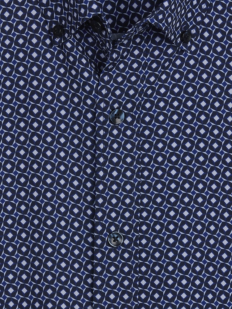 Awearness Kenneth Cole Slim Fit 4-Way Stretch Button Up