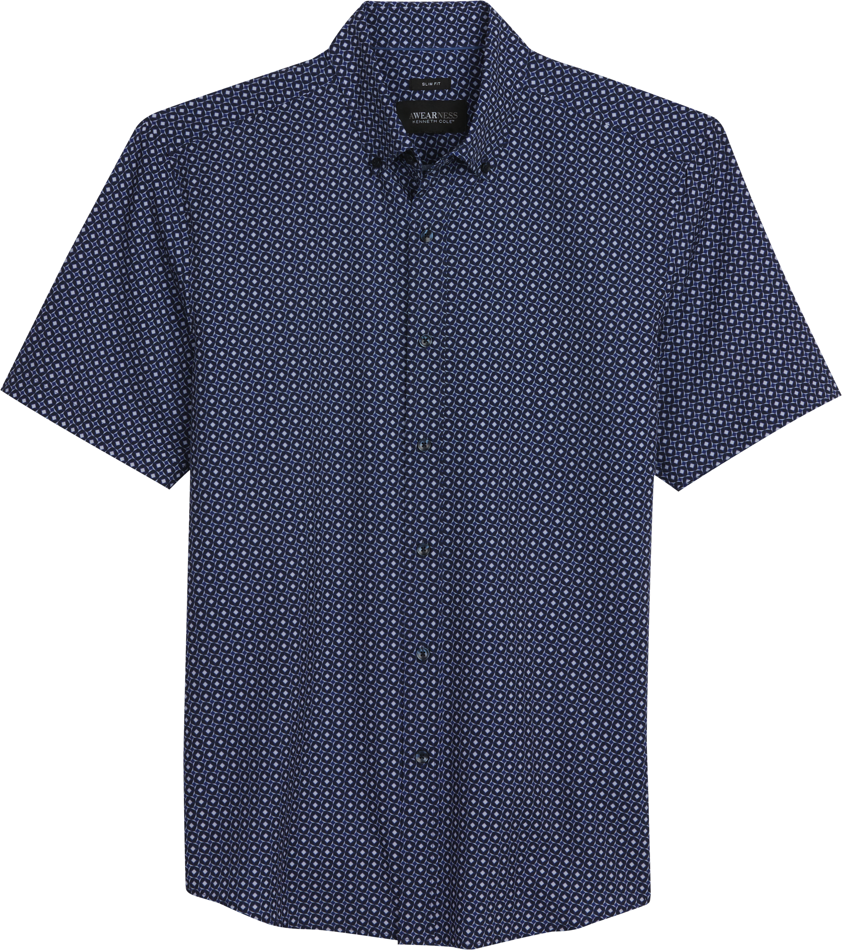 Slim Fit 4-Way Stretch Button Up Shirt