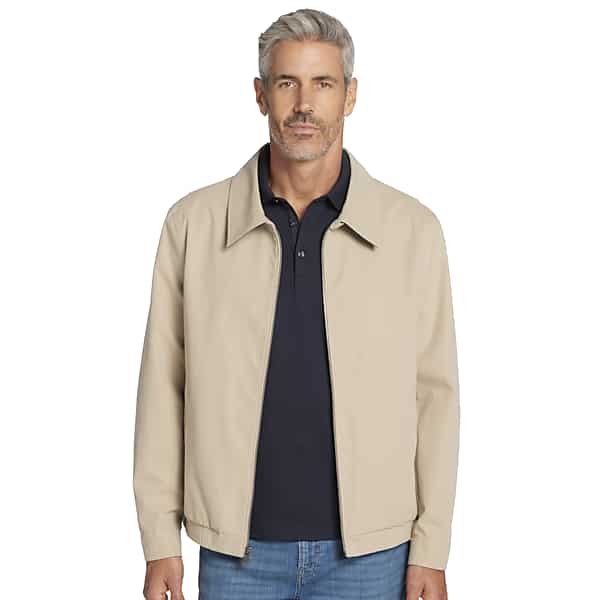 St. Aisle Men's Classic Bomber Jacket Tan - Size: XXL TMW63BP50005