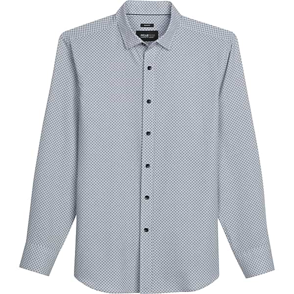 Awearness Kenneth Cole Men's Slim Fit 4-Way Stretch Button Up Shirt White - Size: XL TMW63CB40010