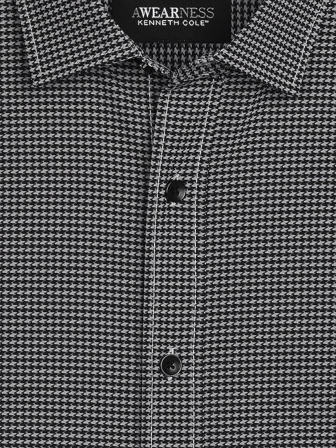Awearness Kenneth Cole Slim Fit 4-Way Stretch Button Up Shirt
