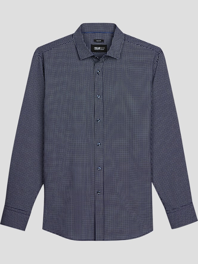 Awearness Kenneth Cole Slim Fit Mini Square Dot 4-Way