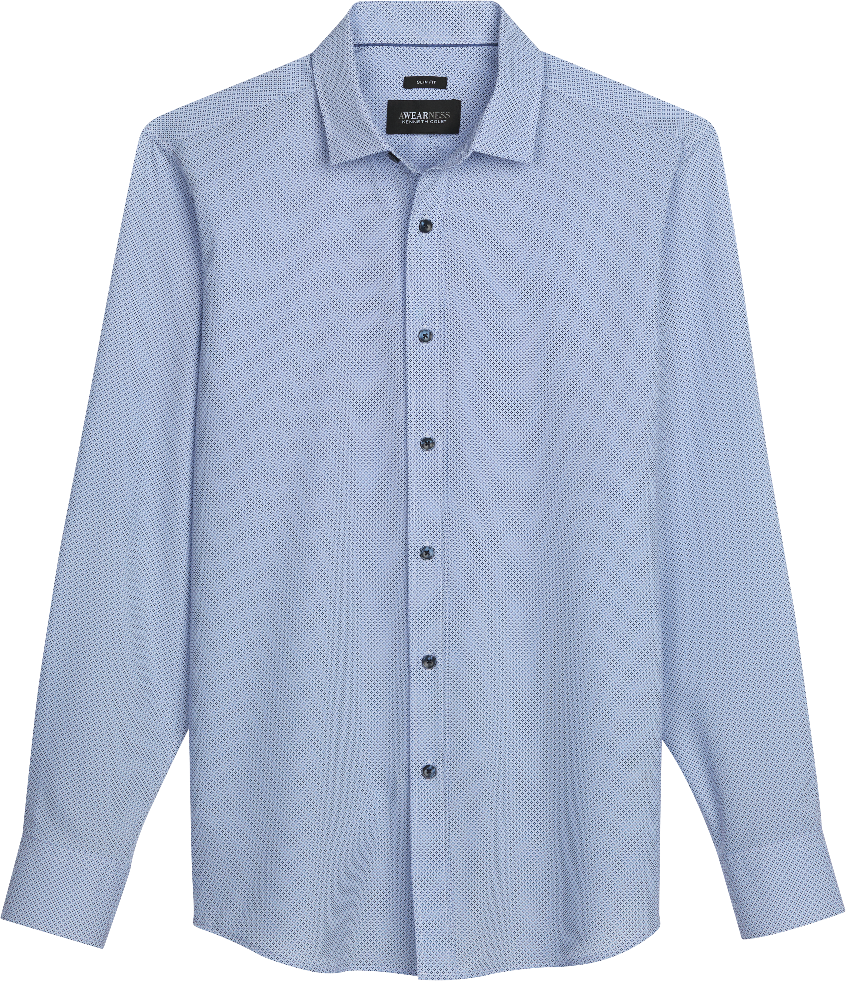 Slim Fit Mini Clover 4-Way Stretch Button Up Shirt