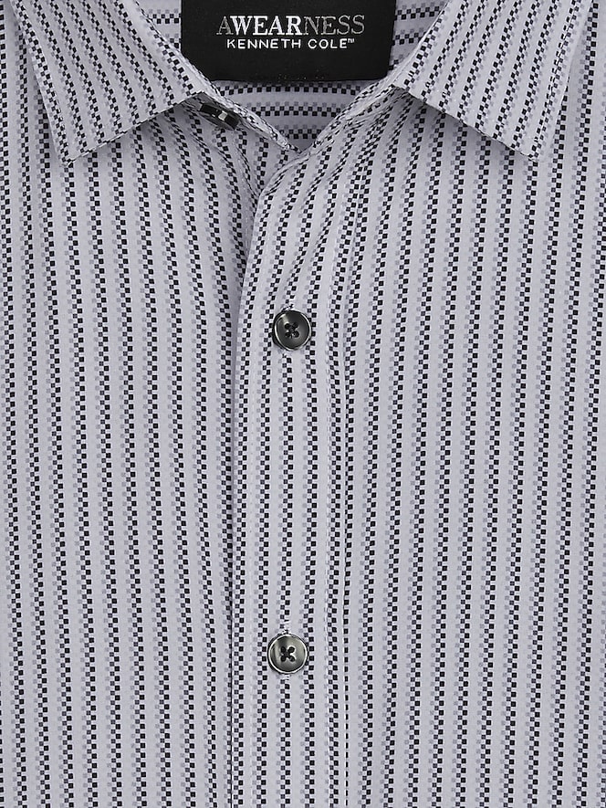 Awearness Kenneth Cole Slim Fit 4-Way Stretch Button Up Shirt