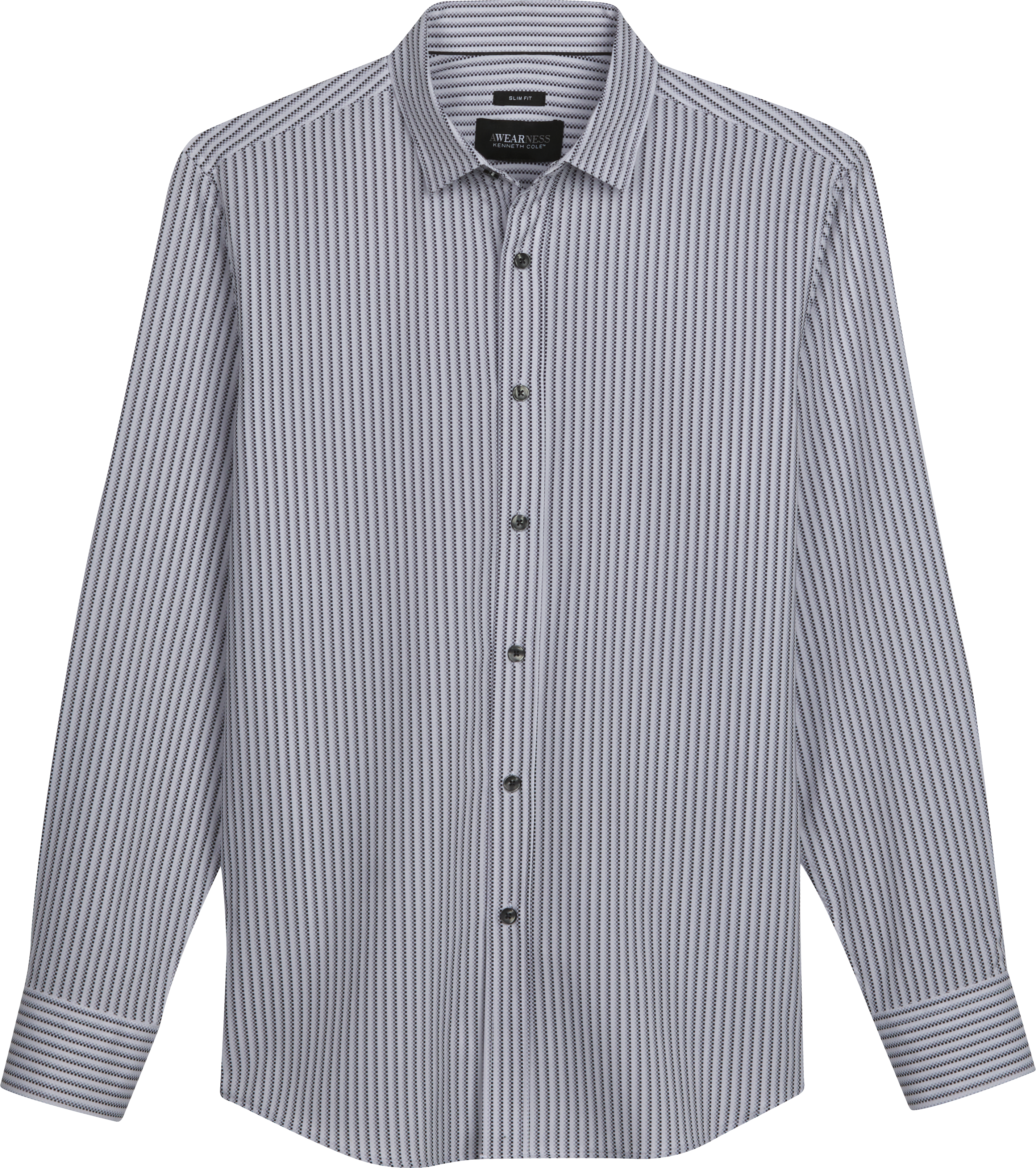 Zig Zag Dot 4-Way Stretch Casual Button Up Shirt