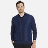 Awearness Kenneth Cole Slim Fit Lightweight Mixed Media Bomber Jacket