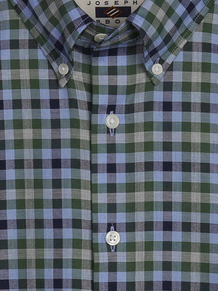 トップス BEEDEN CHECKED JUST FIT SHIRT Joseph Abboud Modern Fit Button Up Shirt | Button Up Shirts