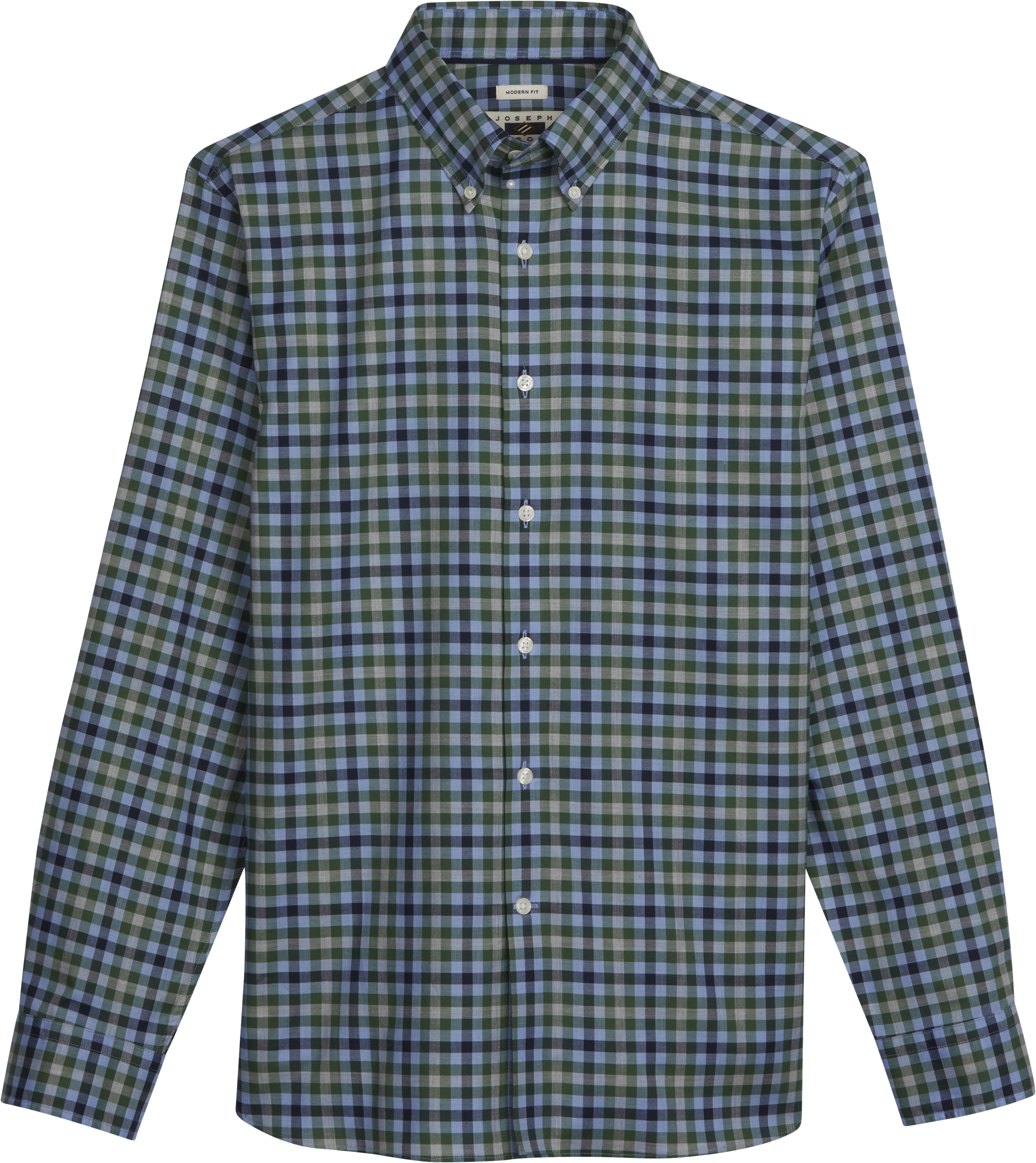 Joseph Abboud Modern Fit Check Button Up Shirt | Button Up