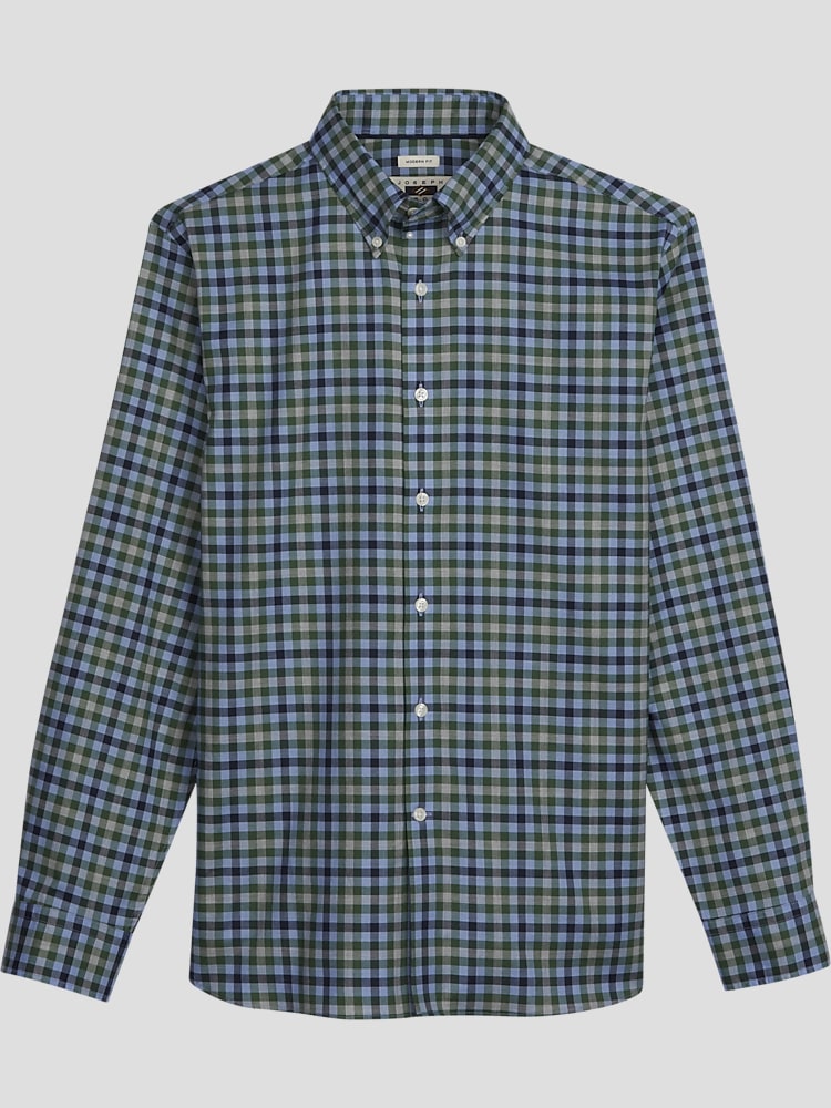 トップス BEEDEN CHECKED JUST FIT SHIRT Joseph Abboud Modern Fit Button Up Shirt | Button Up Shirts