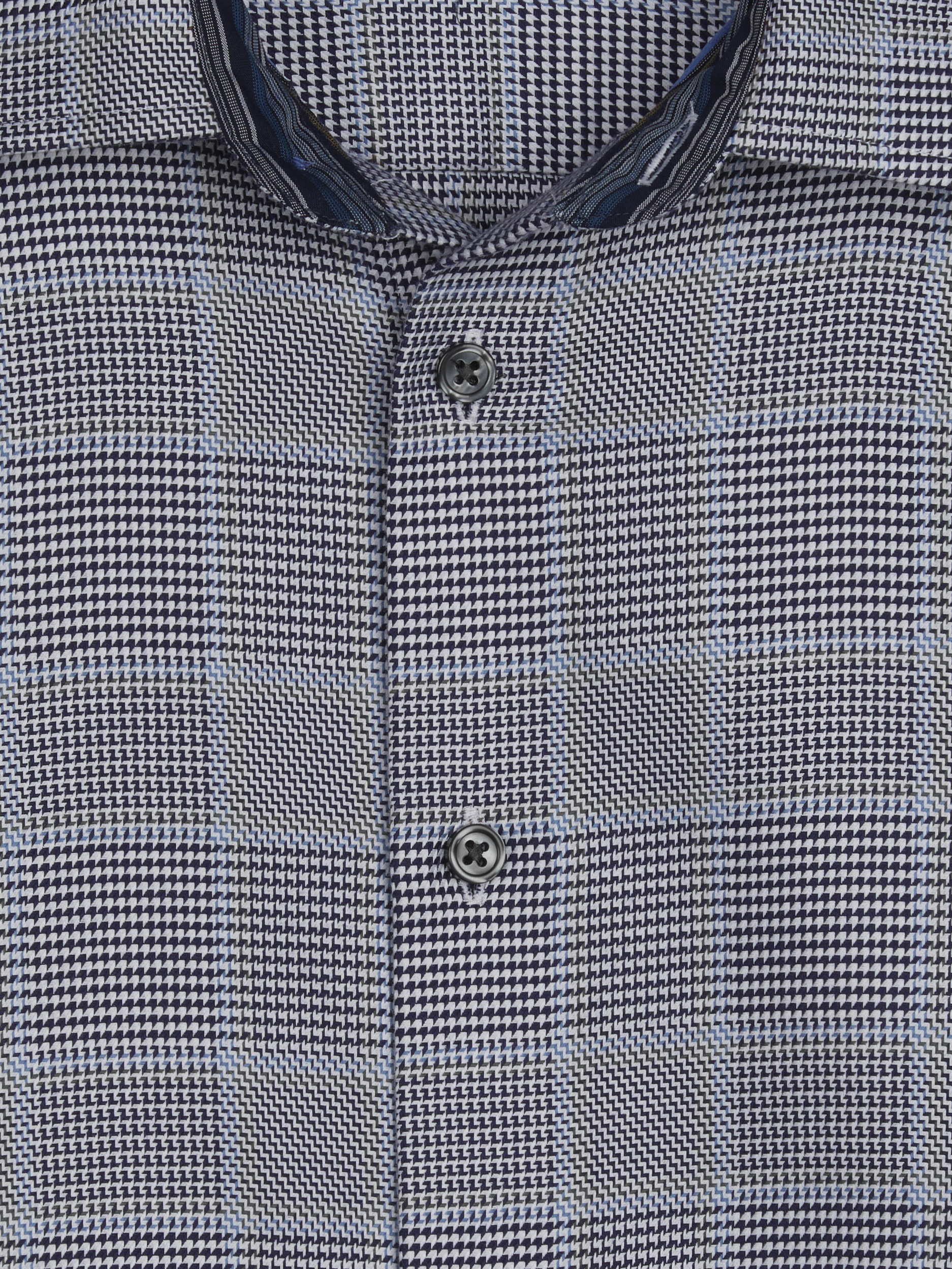 Modern Fit Glen Plaid Jacquard Sport Shirt